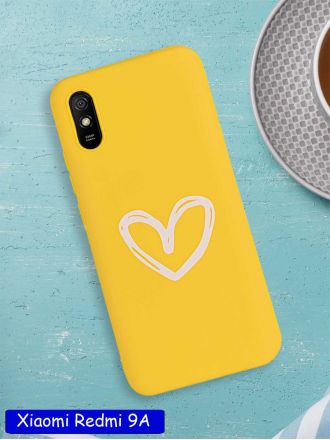 Чехол дизайнерский для Xiaomi Redmi 9A. Heart.