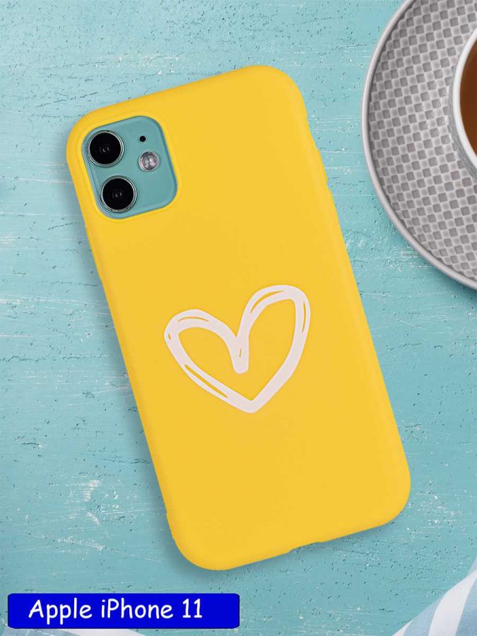 Чехол дизайнерский для Apple Iphone 11. Heart.