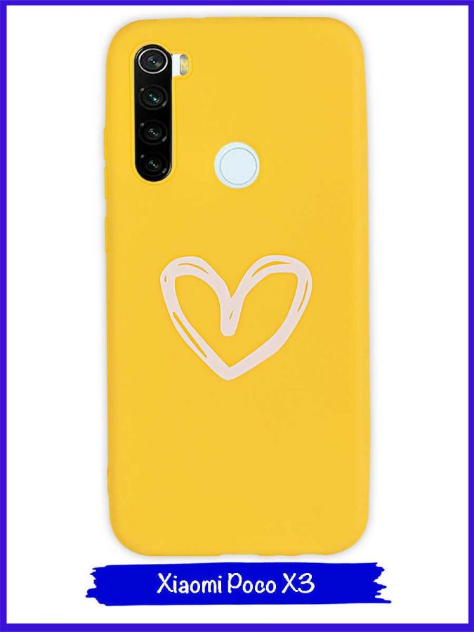 Чехол дизайнерский для Xiaomi Redmi Note 8T. Heart.