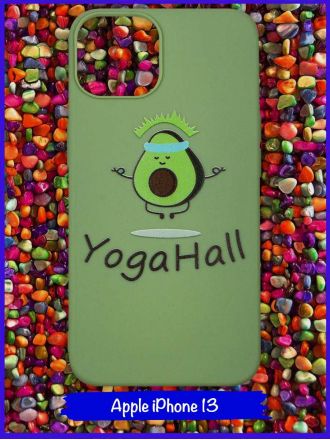 Чехол дизайнерский для Apple Iphone 13 6.1. YogaHall.