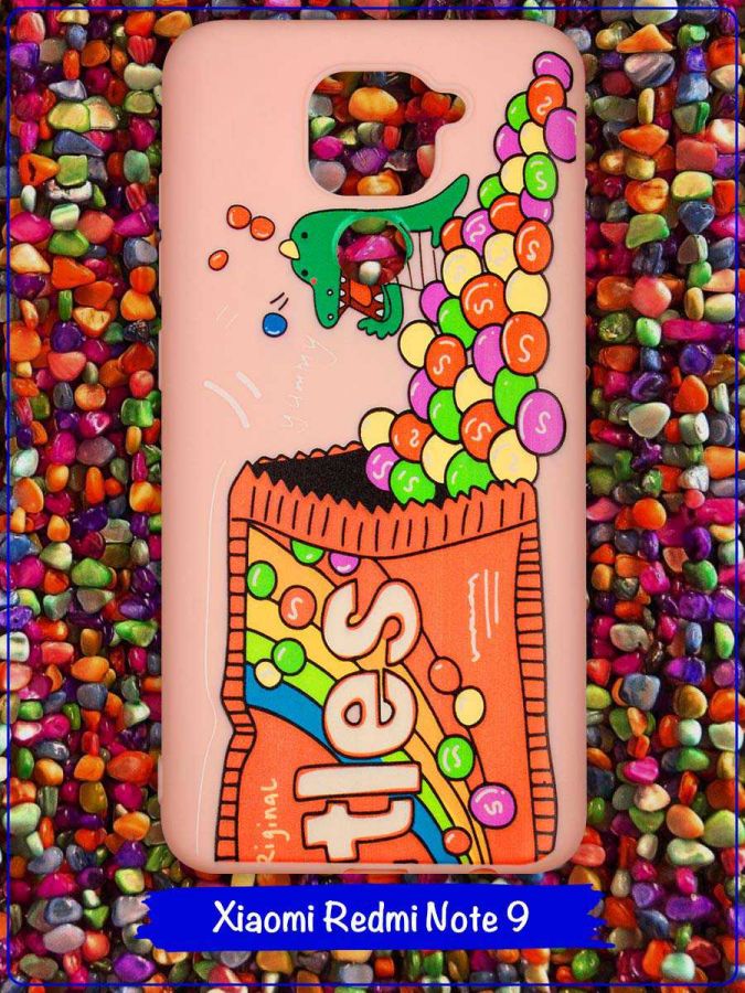 Чехол дизайнерский для Xiaomi Redmi Note 9 / Xiaomi Redmi 10X 4G / Xiaomi Redmi 10X PRO 4G. Skittles.