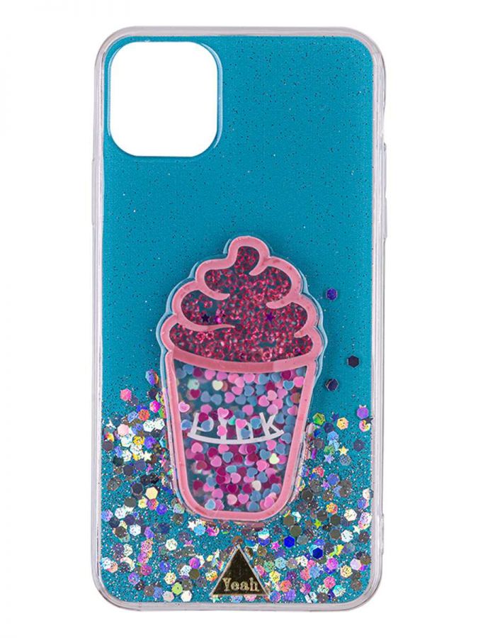 Чехол  для Apple Iphone 11 Pro Max. Дизайнерский. Glitter. Ice cream.