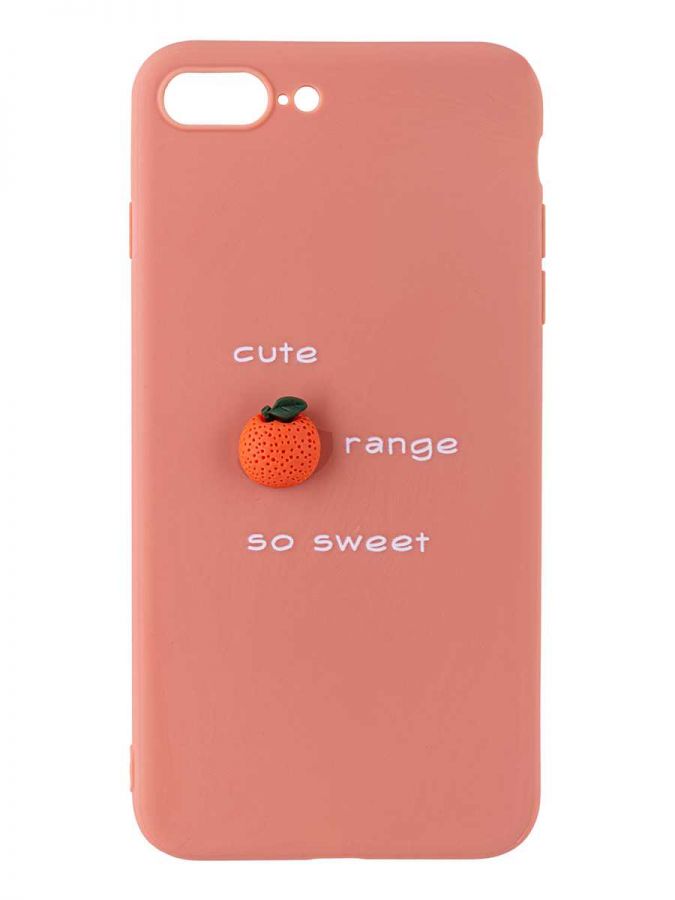 Чехол 3D для Apple Iphone 7 Plus / Apple Iphone 8 Plus. Апельсин. Cute orange so sweet.