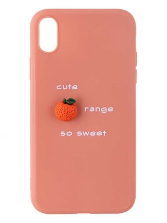 Чехол 3D для Apple Iphone XR. Апельсин. Cute orange so sweet.