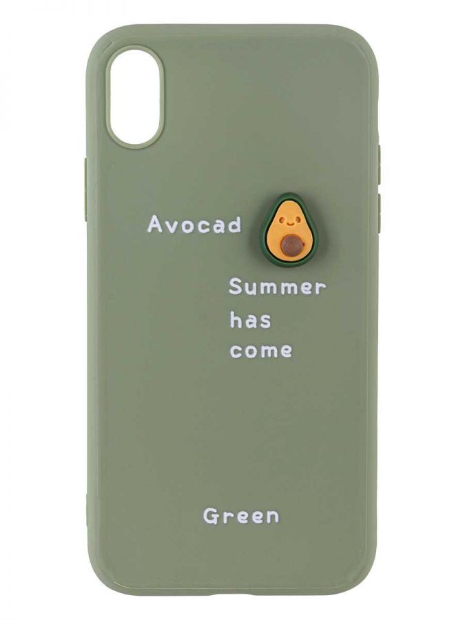 Чехол 3D для Apple Iphone XR. Авокадо. Avocado Summer has come.