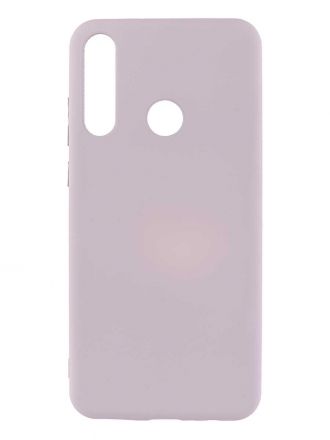 Чехол для Huawei Y6p. Soft touch premium. Бежевый.