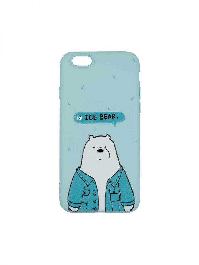 Чехол дизайнерский для Apple Iphone 6 / Apple Iphone 6S. Ice bear. Soft touch premium.