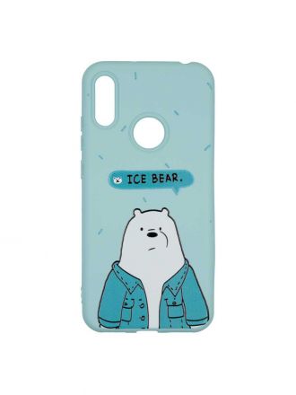 Чехол дизайнерский для Huawei Honor 8A / Huawei Y6s (2019) / Huawei Y6 Prime (2019). Ice bear. Soft touch premium.