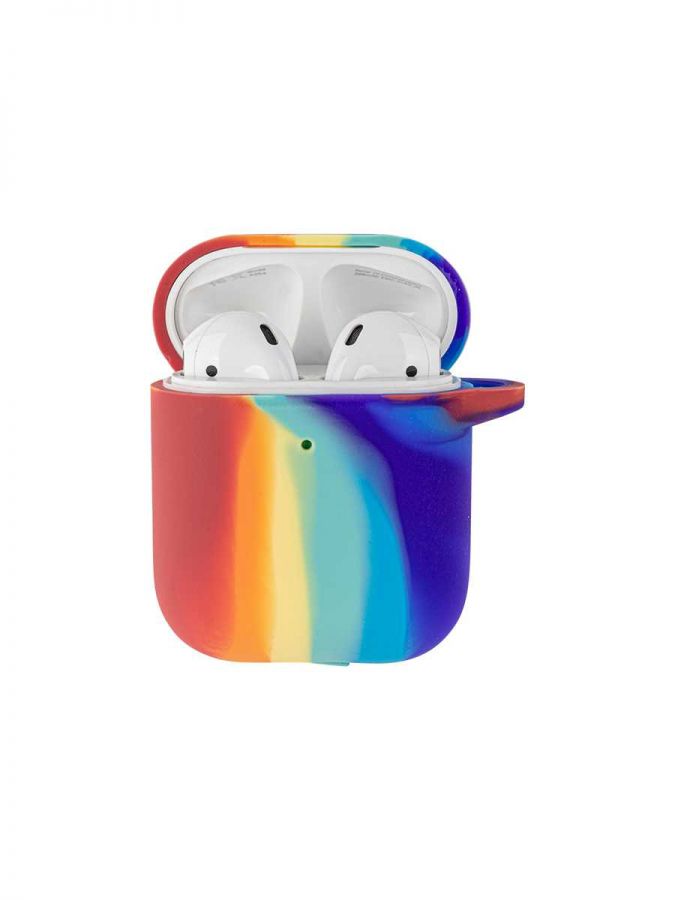 Чехол для AirPods. Радужный.