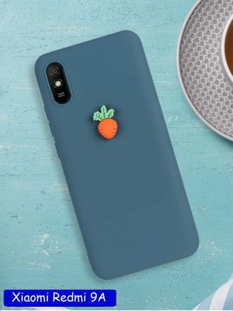 Чехол дизайнерский для Xiaomi Redmi 9A. Морская волна. Морковь.