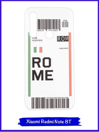 Чехол дизайнерский для Xiaomi Redmi Note 8T. Rome.