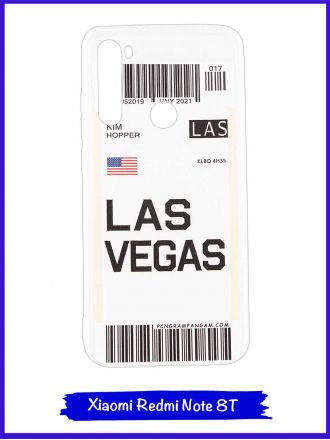 Чехол дизайнерский для Xiaomi Redmi Note 8T. Las Vegas.